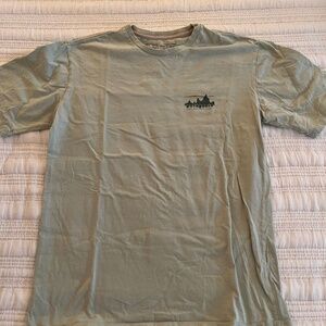 sage green patagonia mens t shirt
